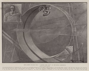The Latest Cycling Feat, Looping the Loop at the Royal Aquarium by Ralph Cleaver